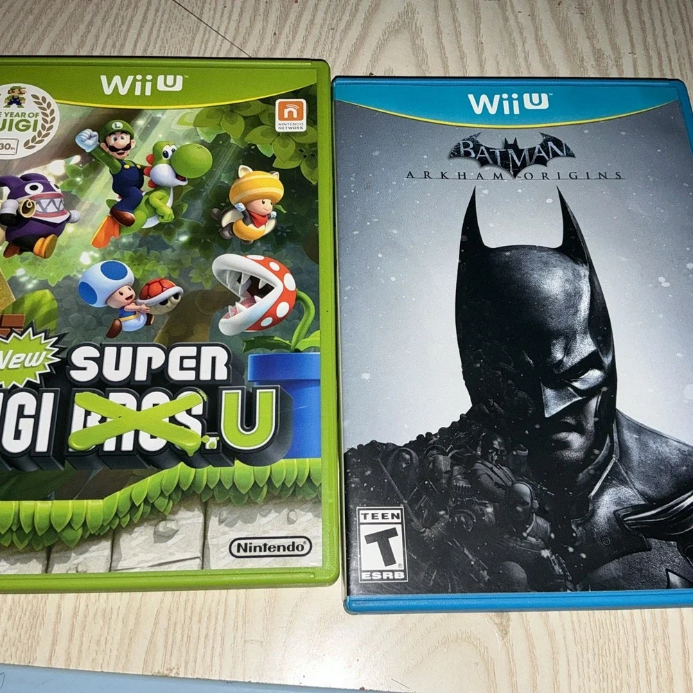 Wii‎ U Nintendo Lot Of 2 Games